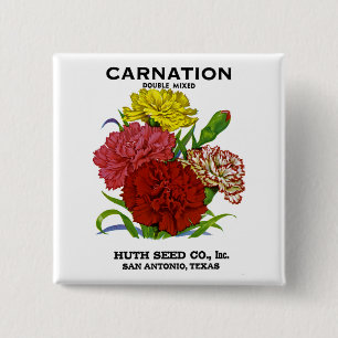 Vintages Saatgut Button