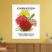 Vintages Saatgut Leinwanddruck (Insitu (Wohnzimmer))