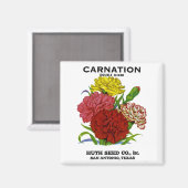 Vintages Saatgut Magnet (Vorderseite/Rückseite)