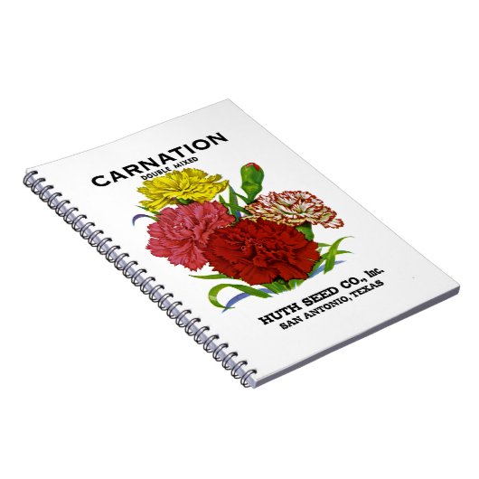 Vintages Saatgut Notizblock (Rechte Seite)