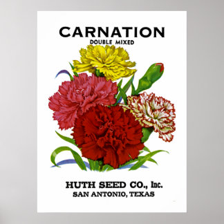 Vintages Saatgut Poster