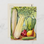 Vintages Saatgut Postkarte (Vorne/Hinten)