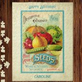 Vintages Saatgut Puzzle