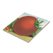 Vintages Saatgutpackungs-Label Art, Burt's Seed To Fliese (Seite)