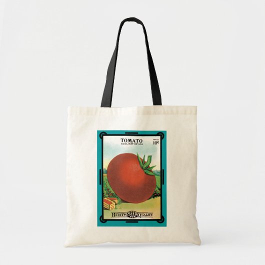 Vintages Saatgutpackungs-Label Art, Burt's Seed To Tragetasche (Vorne)