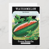 Vintages Saatgutpackungs-Label Kunst, Dichtung und (Vorne/Hinten)