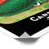 Vintages Saatgutpackungs-Label Kunst, Dichtung und Poster (Ecke)