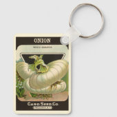 Vintages Saatgutpackungslabel "Best Western Union Schlüsselanhänger (Rückseite)