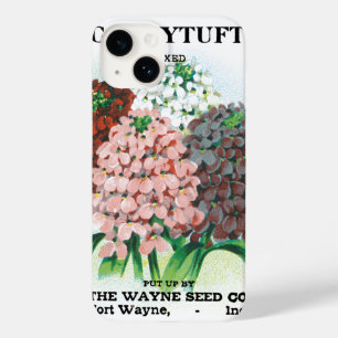 Vintages Saatgutpaket Kunst, Candytuft Garden Blum Case-Mate iPhone 14 Hülle