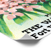 Vintages Saatgutpaket Kunst, Candytuft Garden Blum Poster (Ecke)