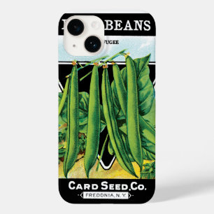 Vintages Saatgutverpackungs-Label Art, Bush Bean V Case-Mate iPhone 14 Hülle