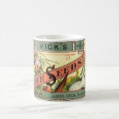 Vintages Saatgutverpackungs-Label Kunst, Auswahl a Kaffeetasse (Mittel)