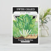 Vintages Saatgutverpackungs-Label Kunst, Schweiz S (Stehend Vorderseite)