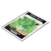 Vintages Saatgutverpackungs-Label Kunst, Schweiz S Notizblock (Linke Seite)