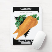 Vintages Saatgutverpackungslabel Art, Danvers Carr Mousepad (Mit Mouse)