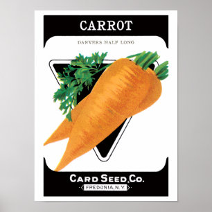Vintages Saatgutverpackungslabel Art, Danvers Carr Poster