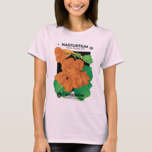 Vintages Saatgutverpackungslabel Art, Nasturtium-B T-Shirt