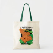 Vintages Saatgutverpackungslabel Art, Nasturtium-B Tragetasche (Vorne)