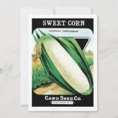 Vintages Saatgutverpackungslabel Art, Sweet White (Vorderseite)