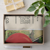 Vintages Saatgutverpackungtomato und Anleitungen Seidenpapier (Geschenk)