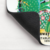 Vintages Saatpacket Label Art Wüste Kaktus Pflanze Mousepad (Ecke)