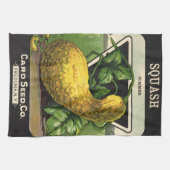 Vintages Saatpacketikett Geschirrtuch (Horizontal)