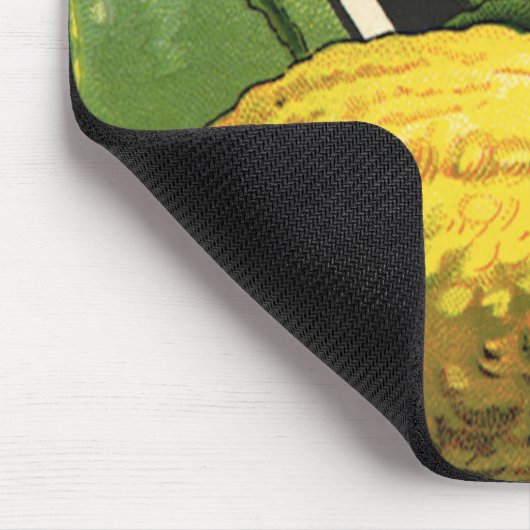 Vintages Saatpacketikett Mousepad (Ecke)