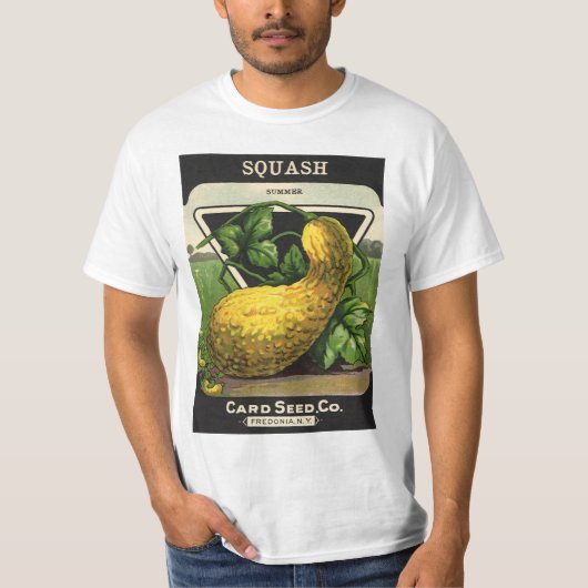 Vintages Saatpacketikett T-Shirt (Vorderseite)