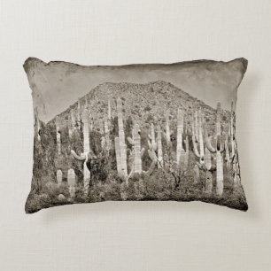 Vintages Saguaro-Kaktus-Akzent-Kissen Dekokissen