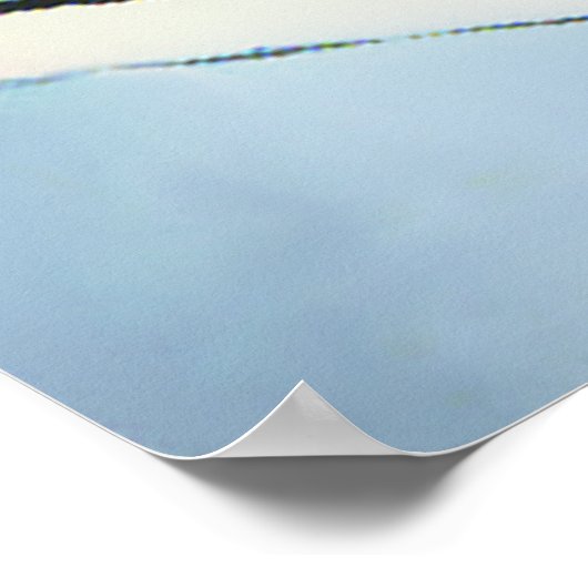 Vintages Sailor Cat Poster Print (Ecke)