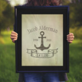 Vintages Sailor-Memorial Poster