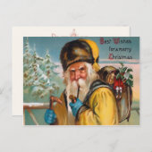 Vintages Saint Nick Postkarte (Vorne/Hinten)