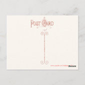 Vintages Saint Nick Postkarte (Rückseite)