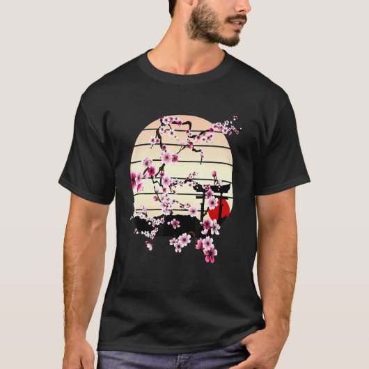 Vintages Sakura Kirchen Blossom T-Shirt (Vorderseite)