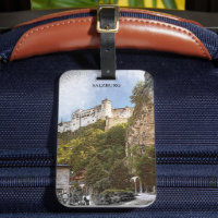 Vintages Salzburg Österreich Ausblick