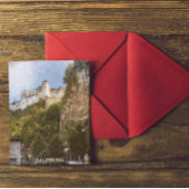 Vintages Salzburg Österreich Ausblick Postkarte