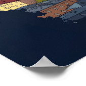 Vintages Salzburg Österreich Poster (Ecke)