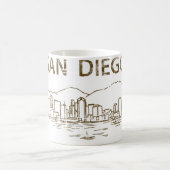 Vintages San Diego Kaffeetasse (Mittel)