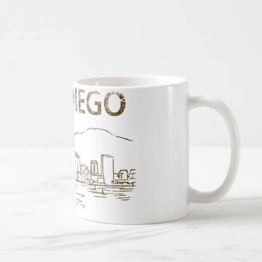 Vintages San Diego Kaffeetasse (Rechts)