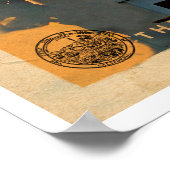 Vintages San Diego Reiseplakat Poster (Ecke)