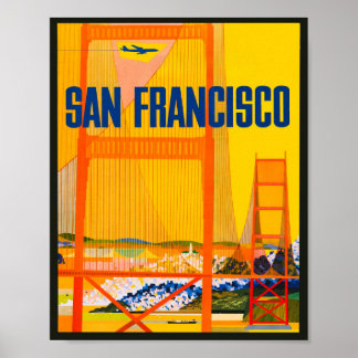Vintages San Fancisco Travel Poster