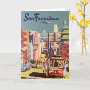 Vintages San Francisco Cable Cars Travel Poster Ar Karte