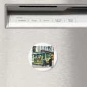 Vintages San Francisco Kabelauto Magnet (In Situ (Geschirrspüler))