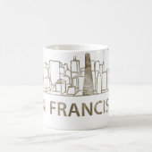 Vintages San Francisco Kaffeetasse (Mittel)