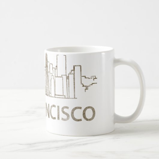 Vintages San Francisco Kaffeetasse (Rechts)