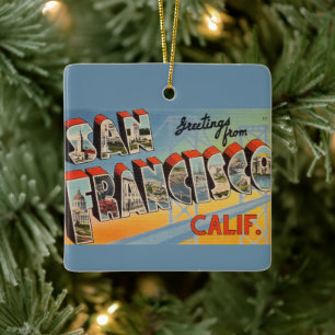 Vintages San Francisco Ornament