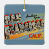 Vintages San Francisco Ornament (Rückseite)