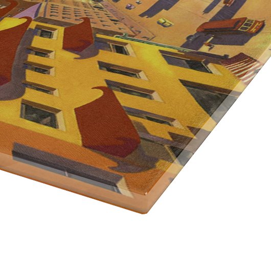 Vintages San Francisco Schneidebrett (Ecke)