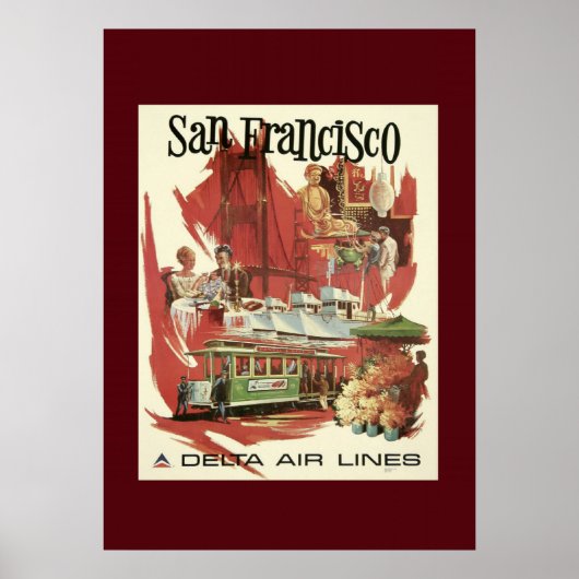 Vintages San Francisco Travel Poster (Vorne)