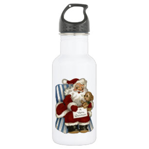 Vintages Sankt-Christentums-Feiertags-Weihnachten Trinkflasche
